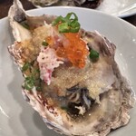 オストレア oysterbar&restaurant - 牡蠣と蟹の西京味噌バター焼き、いくらも乗って華やかで味のハーモニーが最高でした。