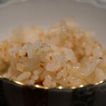 鉄板焼 - 大のや醸造の醤油を使ったガーリックライス