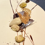 レストラン ローブ - デザート：山江栗 ラプサンスーチョン