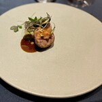 レストラン ローブ - 肉料理：仔鳩 茄子