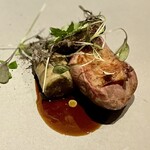 レストラン ローブ - 肉料理：仔鳩 茄子