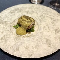 レストラン ローブ - 温菜：鰻とフォアグラ