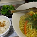 タイカレーラーメン シャム - プーパッポンカリーまぜそば1150円