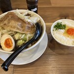 男のラーメン 針中野 団長 改 - 料理写真: