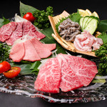 h Wagyuuyakiniku Beef Factory73 - 本日の肉刺5種盛り（日替わり）