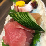 飛越食彩こし - 新鮮鮮魚の刺身盛り合わせ 五種盛り1680円