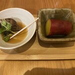 いざかや しん - さつま芋のレモン煮