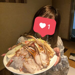 個室かに料理 蟹なが - 蟹しゃぶ２人前！