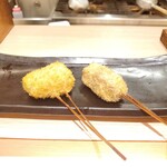 お出汁で食べる串かつと釜めしの専門店 ぎん庵 - 