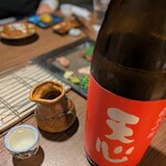 焼鳥 まっすぐ - 天心　純米吟醸　１合¥750