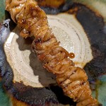 焼鳥 まっすぐ - 鳥皮¥230