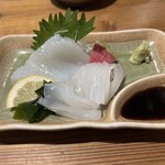 あぷちゃ - コレは外せないイカ刺し