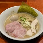 宝麺 えびす丸 - 『濃厚鶏白湯』1,000円+『半熟味玉増』100円