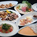 8spice - 料理写真:美味しいお料理とﾎﾞﾘｭｰﾑ満点のﾊﾟｰﾃｨｰｺｰｽ