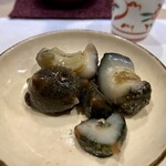 うを徳 - 大間の海鼠。即興で煮てくれました♡強烈な美味しさ！柔らかいの何のって。海鼠の概念が変わります