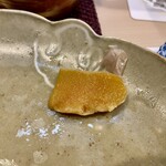 うを徳 - 出来立てのレア唐墨様　これはこれでめっちゃ美味しい♡