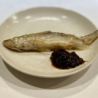 うを徳 - 北海道白糠　ししゃものコンフィ・ネギ味噌