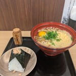 肉そばとおにぎり 一のや - 
