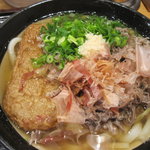 うどん 丸香 - 肉うどん+じゃこ天