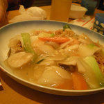 海鮮あんかけ焼きそば