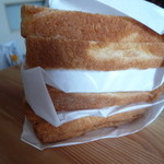 藤屋製パン - 角食　一斤6枚切り　こんな風に包まれてました