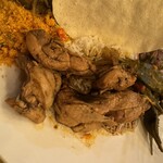 KING LION スリランカレストラン＆バー - チキンカレー部分