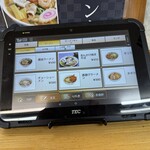 インター食堂 - タブレットで注文