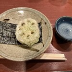 鮨政 - 長崎産のレンコン