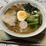 ま心 えんどう  - 手打ち 醤油ラーメン　¥850