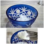 RESTAURANT L'EQUITERRE - ◆口直しの柚子のグラニテ・・柚子も自家農園の品だそうですが、口の中がサッパリしますね。