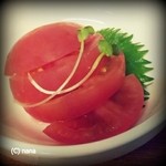 酒房 武蔵 - トマト　250円（税抜き）これは量が少なすぎます。高い！
