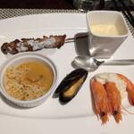 カスケイドカフェ - ビリヤニライスとカレーが良く合う