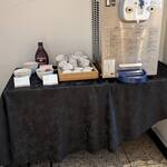 カスケイドカフェ - ソフトクリームコーナーは無骨な感じ