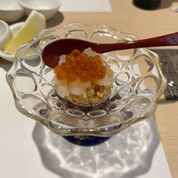 銀座 よこ田 - いくらと白エビの小丼