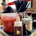 一楽ラーメン - 卓上！