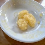 一楽ラーメン - ニンニクは言えば出してくれますよ（無料）！