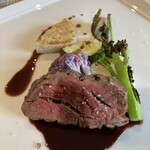 レストラン ル バンビ - 柔らかいお肉、付け合せの野菜が美味しかった