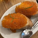 いがぐり食堂 - いくらのせ発酵バタートースト