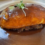 カフェテラス ライオン - デミグラスオムライス　大　