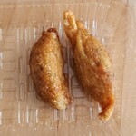 ローソンストア100 - 料理写真:鶏皮餃子(２個160円)