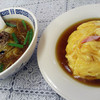 中国料理 桃仙 - 料理写真:C（この日は天津丼、台湾ラーメン、サラダ、杏仁豆腐）680円