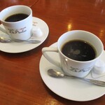 ナルーチェ - ランチセットのホットコーヒー。