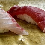 築地寿司清 - 真鯛と中トロ❗️