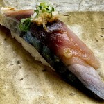 築地寿司清 - 〆さば❗️