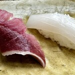 築地寿司清 - 天然ぶりと剣イカ❗️