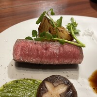代官山鉄板ゆうり - 和牛もも肉のグリル