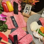 焼肉エクセレント 銀座店 - 銘柄牛御膳6500円