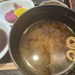 旬菜の味わい がら里 - 赤だし