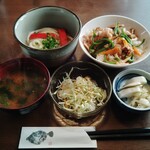 和の味久松 - 豚丼+うどんﾗﾝﾁ1150円