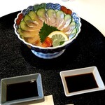 頼藤鮎 - 天然鮎の刺身